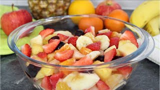 How To Make Fruit Salad [upl. by Eilrac]