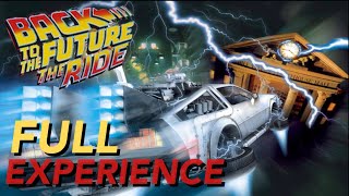 Back To The Future The Ride  FULL Experience [upl. by Livvy]