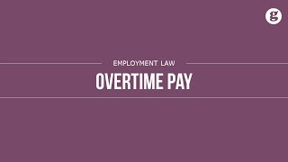 Overtime Pay [upl. by Zetnas]