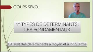 DETERMINANTS DU TAUX DE CHANGE 1° [upl. by Nibot]