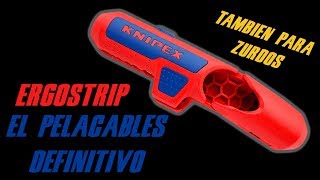 pelacables Ergostrip de Knipex como funciona pelacables multiproposito [upl. by Hofmann437]