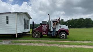 Moving a mobile home [upl. by Jared]