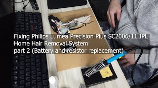 Fixing Philips Lumea Precision Plus SC200611 IPL Home Hair Removal System part 2 [upl. by Latrena]