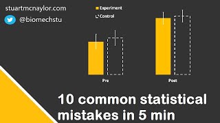 Ten Statistical Mistakes in 5 Min [upl. by Noskcaj]