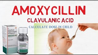 Amoxicillin potassium Clavulanate dose in children [upl. by Ihpen784]