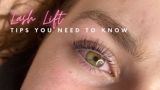 Lash lift tips amp tricks [upl. by Kristo21]