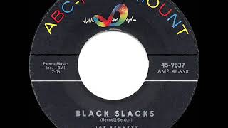 1957 HITS ARCHIVE Black Slacks  Joe Bennett amp The Sparkletones [upl. by Nerag]