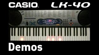 Casio LK40 Demonstrations [upl. by Verile]