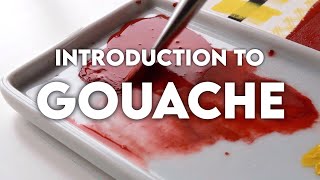 INTRODUCTION TO GOUACHE  A Beginners Guide  Materials Blending Techniques and more [upl. by Jamaal776]