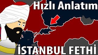 1453 İstanbulun Fethi  Harita Üzerinde Hızlı Anlatım [upl. by Graubert828]