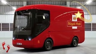 Royal mails new electric delivery trucks [upl. by Adiaroz191]