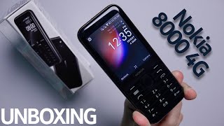 Nokia 8000 4G  Unboxing amp Features Explored [upl. by Pilif]