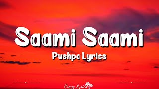 Saami Saami Lyrics HINDI VERSION  Pushpa  Sunidhi Chauhan Allu Arjun Rashmika Mandanna [upl. by Ern]