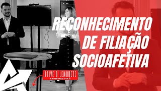 DIREITO DE FAMÍLIA Reconhecimento de filiação socioafetiva [upl. by Rybma]