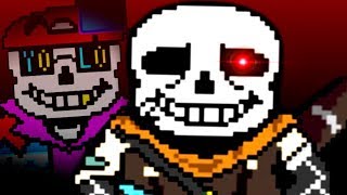 UNDERTALE Ink Sans Complete Fight [upl. by Frannie]