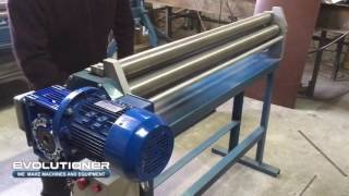 Plate rolling machine EPRM13 overview video [upl. by Barr792]