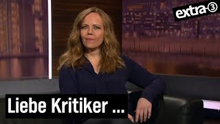 Sarah Bosetti antwortet den Kritikern der Letzten Generation  extra 3  NDR [upl. by Aleras75]