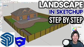 How to Model a Landscape in SketchUp  STEP BY STEP Tutorial [upl. by Laet567]