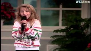 Christina Aguilera singing Silent Night at WTAE in 1991 [upl. by Denae]