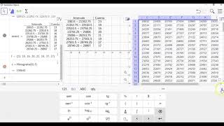 Tutorial Histograma y poligono de frecuencias en Geogebra [upl. by Nihs579]