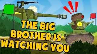 Remastered episode  The big brother is watching you  Cartoons about tanks [upl. by Ynattir]