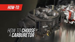 How To Choose A Carburetor [upl. by Lowenstern237]