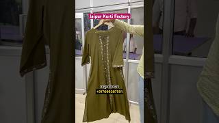 Jaipur Real Kurti Manufacturer kurtimanufacture [upl. by Esiouqrut]