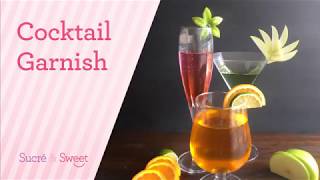 How to make simple cocktails garnishes [upl. by Rollin48]