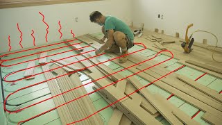 Plug and Play Radiant Floor Heating System  BEST ON THE MARKET [upl. by Erlond]