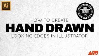 Howto Create A Hand Drawn Effect in Adobe Illustrator [upl. by Noicpecnoc]