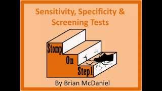 Sensitivity Specificity Screening Tests amp Confirmatory Tests [upl. by Zel]