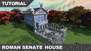 Minecraft Roman Senate House Tutorial amp Download part 1 [upl. by Renfred]