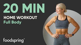 20min Home Workout  Full Body  mit growingannanas  foodspring® [upl. by Adnilahs552]