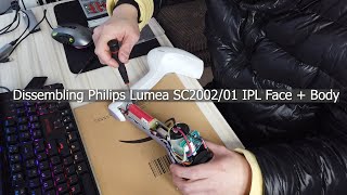 Fixing Philips Lumea Precision Plus SC200611 IPL Home Hair Removal System part 1 dissembling [upl. by Eipper77]