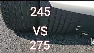 245 vs 275 tires [upl. by Joerg]