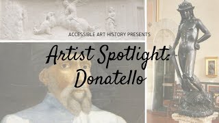 Artist Spotlight Donatello  Art History Video [upl. by Singh]