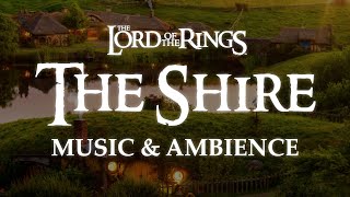 Lord of the Rings  The Shire Remastered Music amp Ambience  Sunset in Hobbiton [upl. by Kirk]