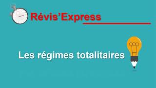 RevisExpress Les régimes totalitaires [upl. by Rawde]