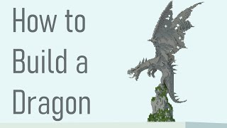 How to Build a Dragon in Minecraft [upl. by Helve759]