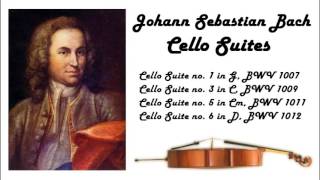 Johann Sebastian Bach  Cello suites in 432 Hz great for reading or studying [upl. by Mcnelly]