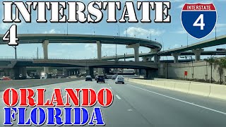 I4 West  Downtown Orlando to Downtown Tampa  4K Highway Drive [upl. by Alithia]