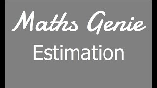 Estimation [upl. by Acinad]