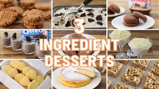 11 Easy 3Ingredient Desserts [upl. by Lai]