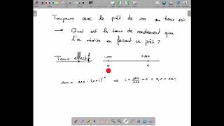 taux effectifs vs nominaux [upl. by Marjy]