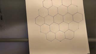 Magik Maths How to Draw a Hexagon Grid by Hand [upl. by Selma]