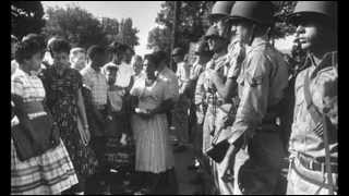 4th September 1957 Black students denied entry to Little Rock High School [upl. by Sesom]