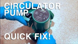 Fix amp Repair Stuck Circulator Pump Before Replacing NO HEAT [upl. by Herold]