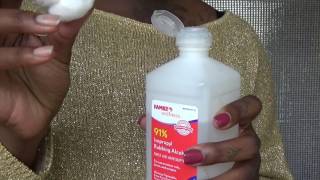 How to Remove GLUE from lace frontal wig Simple and Easy [upl. by Salome]