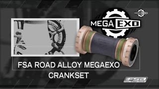 How To Install And Maintain An Alloy Road MegaExo Crankset  FSA Road [upl. by Akemyt434]