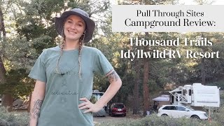 Campground Review Idyllwild RV Resort Thousand Trails [upl. by Avril]